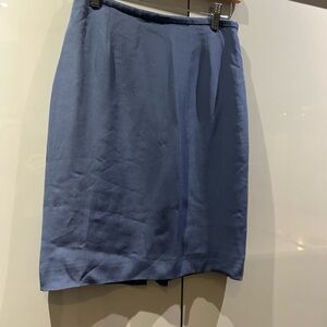 Armani Collezioni Blue Pencil Skirt